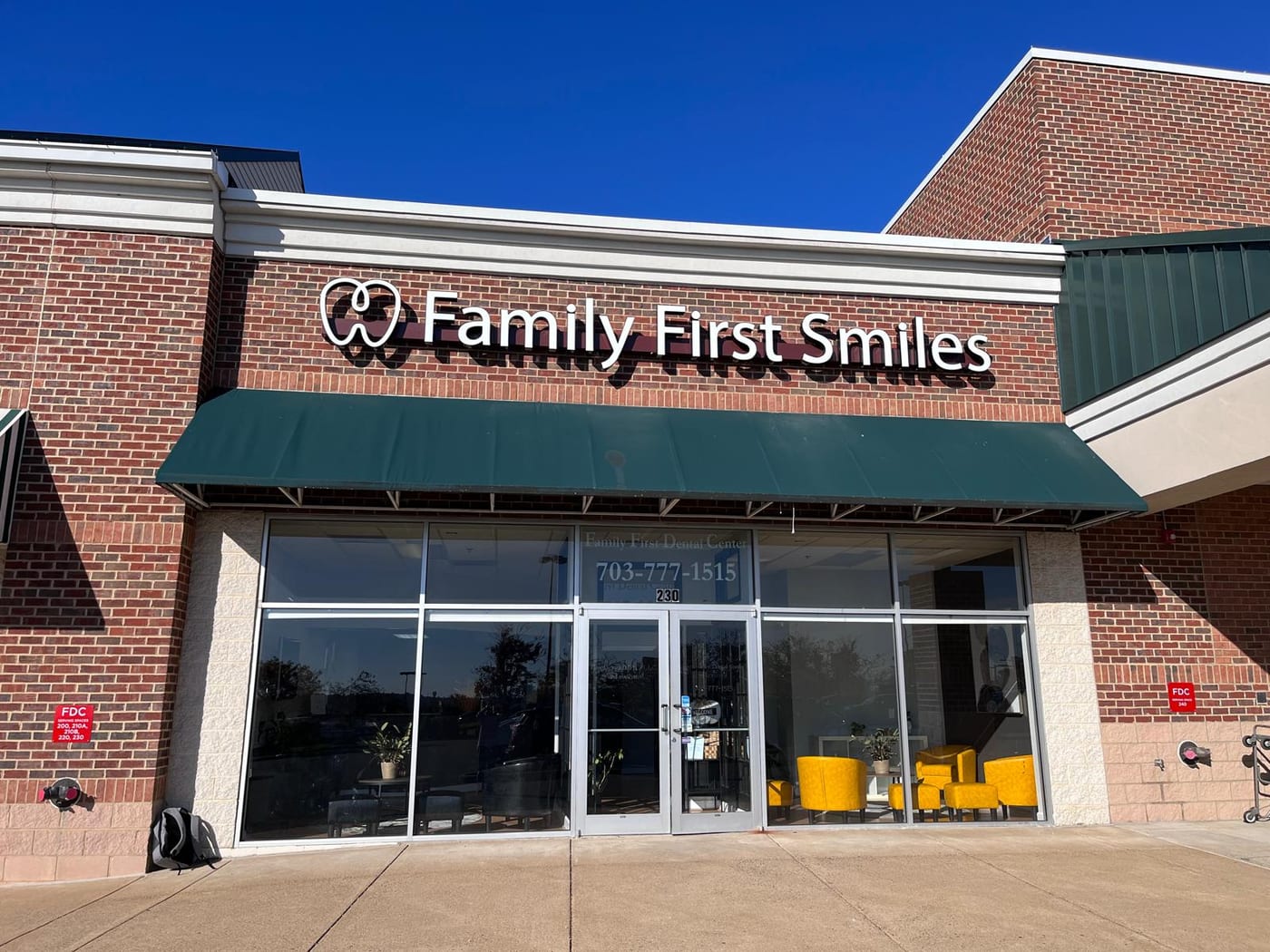 Family First Smiles dental office in Leesburg VA
